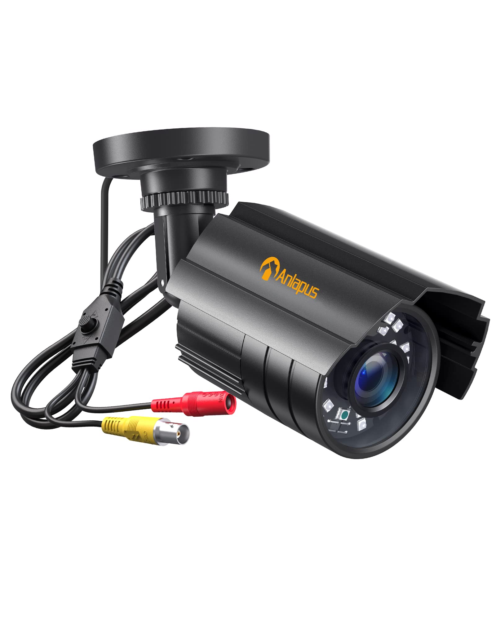 Anlapus 1080p zewnętrzna kamera do monitoringu 4 w 1, TVI/CVI/AHD/CVBS 20 m, widoczność w nocy, IP66, wodoszczelna do systemu CCTV